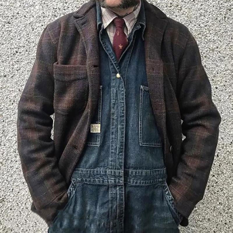 Hardfell | Retro plaid jacket for men