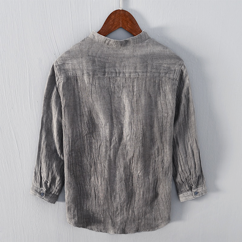 Hardfell | Vintage blue linen shirt