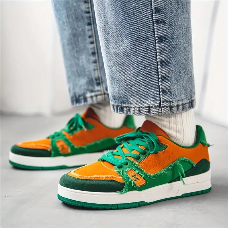 Hardfell | Tyler - color block low-top sneaker for men