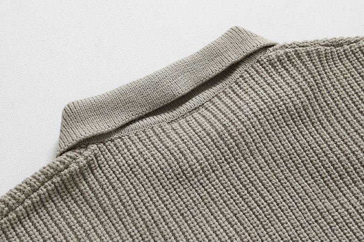 Hardfell | Knitted sweater - zipper collar