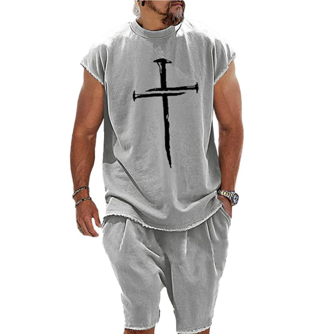 Hardfell | The stylish shirt and shorts set for men