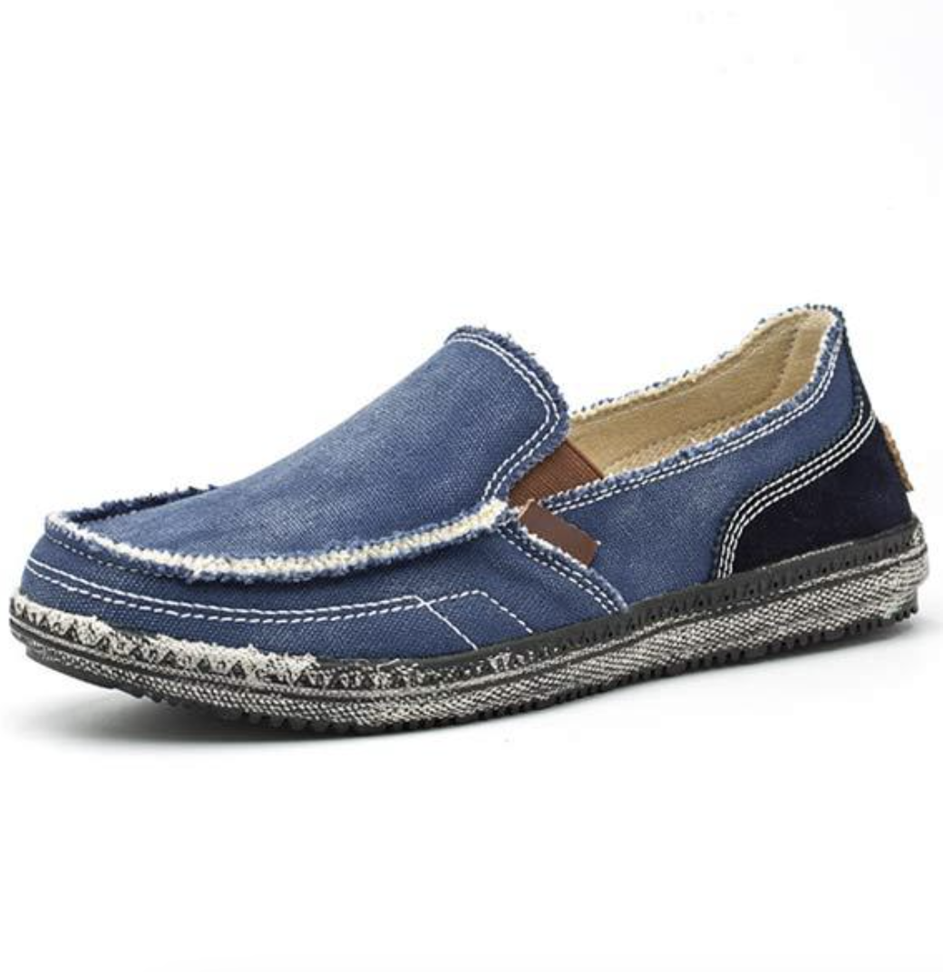 Hardfell | Loafers for men with washed denim design