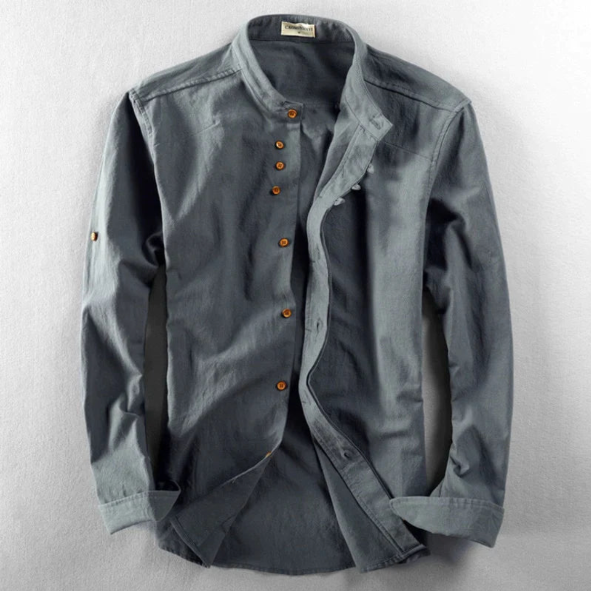 Hardfell | Elegant linen shirt with collar