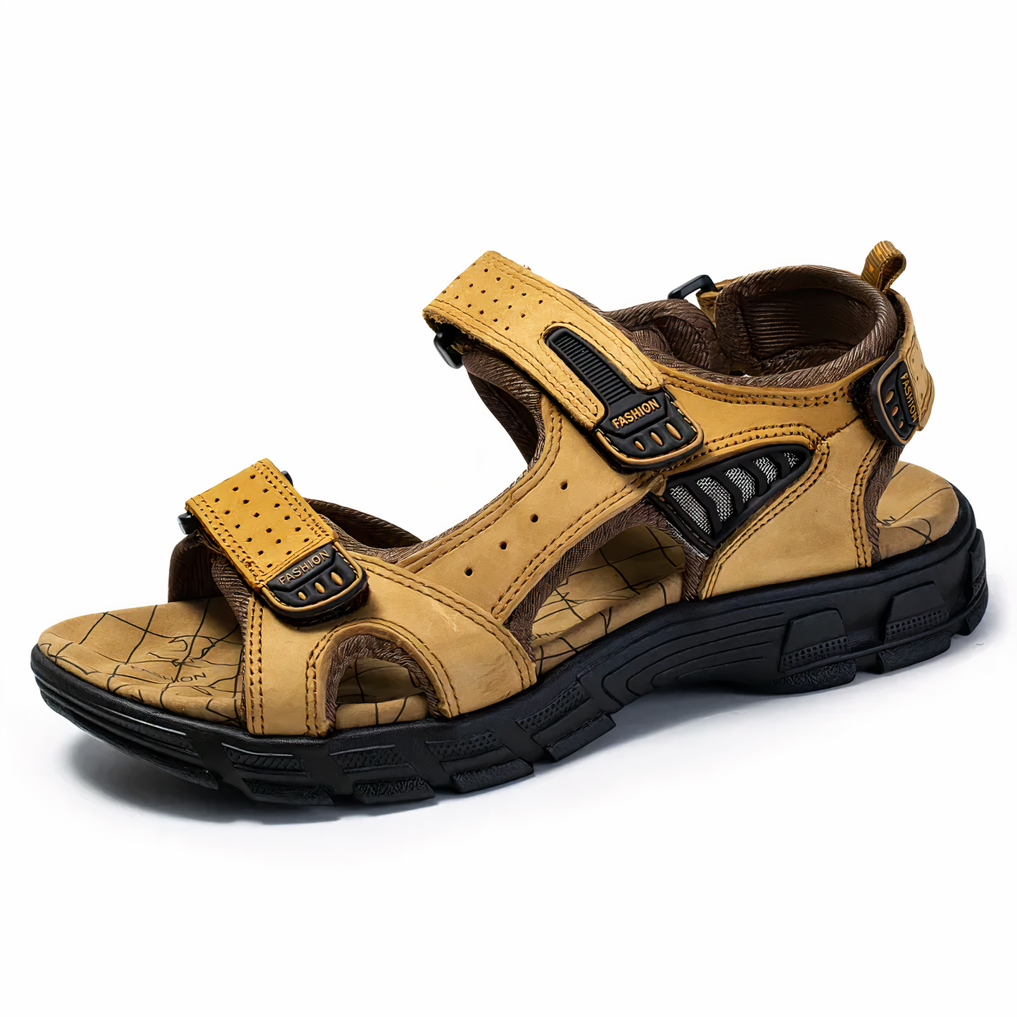 Hardfell | Black outdoor sandals comfort & support