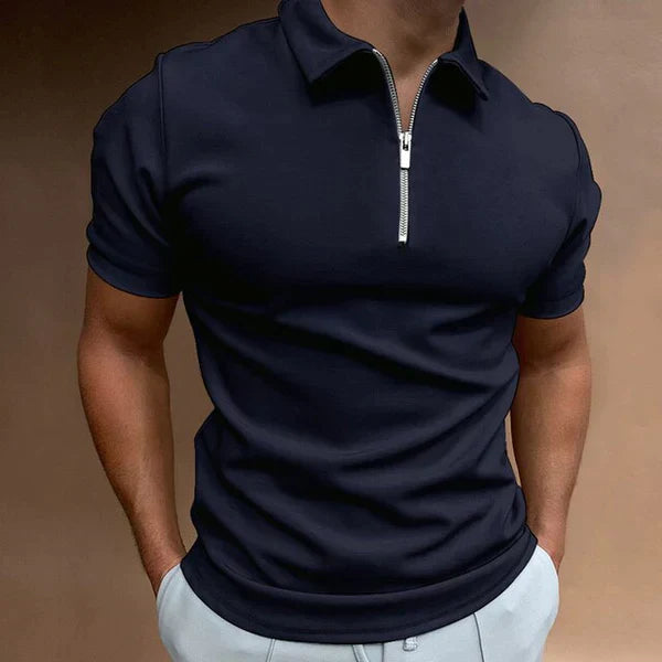 Hardfell | Casual men's polo shirt with zipper