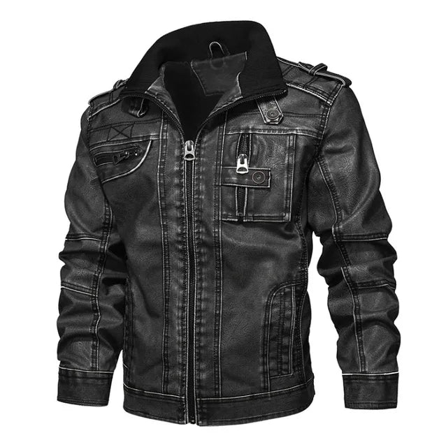 Hardfell | Timeless leather jacket for men