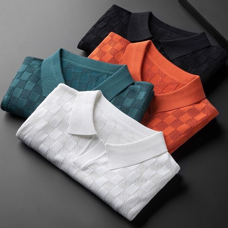 Hardfell | Waffle knit polo shirt