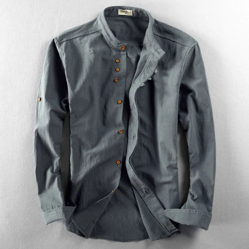 Hardfell | Japanese linen shirt in" Katana" style