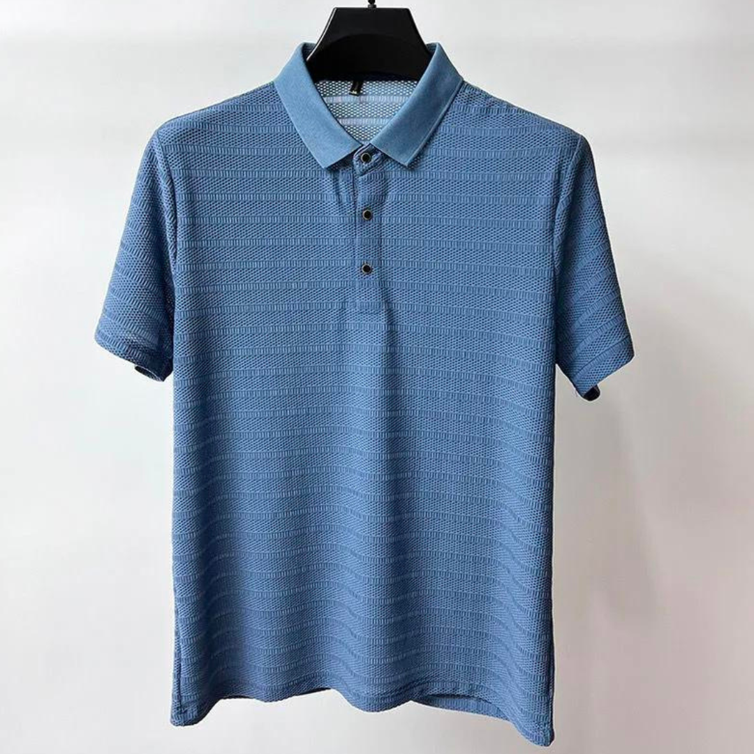 Hardfell | ABRAHAM - Men's polo shirt in premium silk - comfort and durability