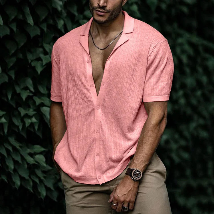 Hardfell | Attractive cut meets summer comfort - summery men's linen shirt