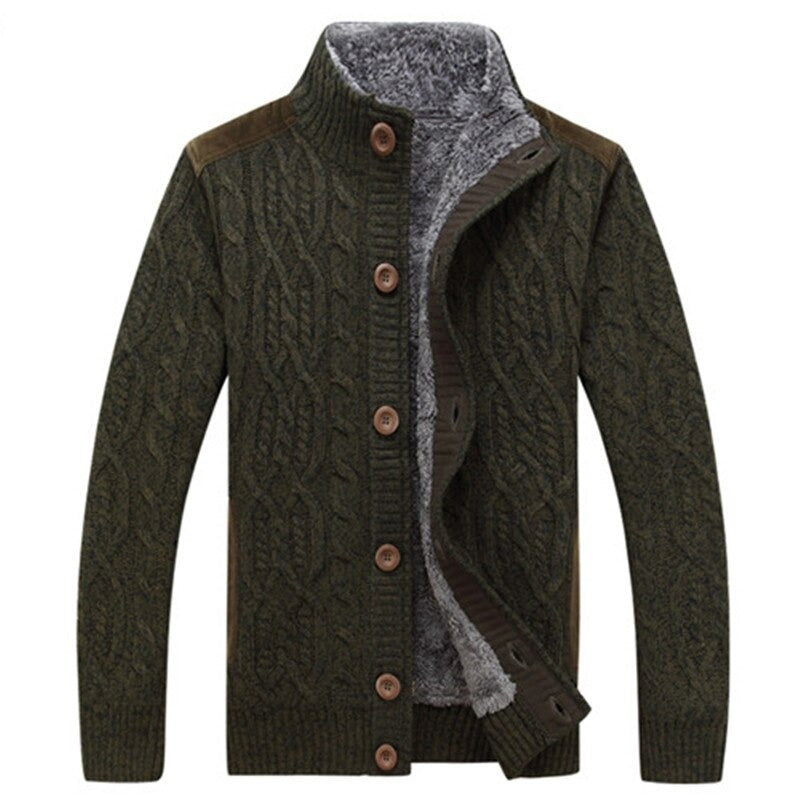 Hardfell | Men's cardigan with plush lining