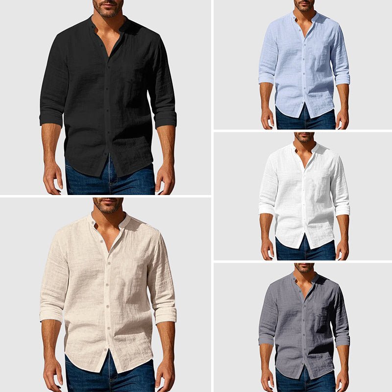 Hardfell | Tailors Henley linen shirt