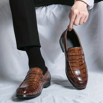 Hardfell | Edward - crocodile design shoes for men