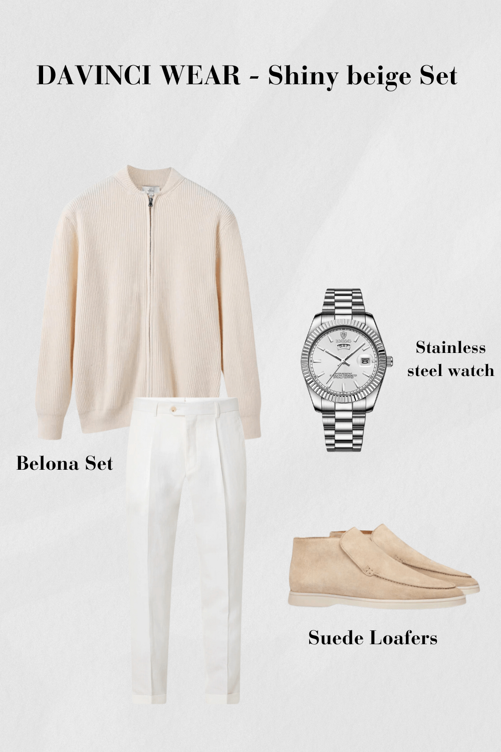 Hardfell | Shiny beige set