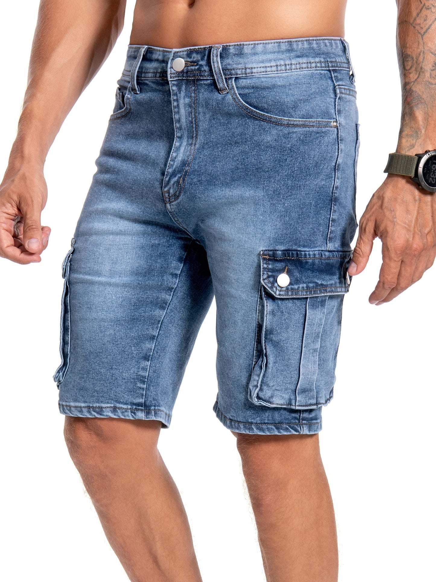 Hardfell | Men's denim shorts: style & functionality