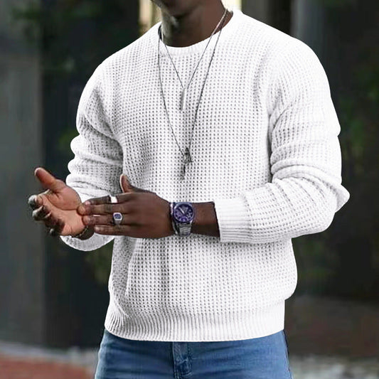 Hardfell | men's long sleeve sweater with round neck