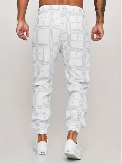 Hardfell | Alexander - casual pants with plaid print for men