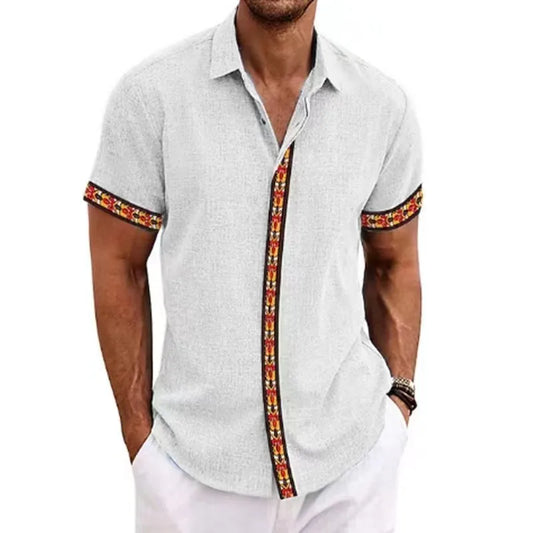 Hardfell | White shirt with accent trim