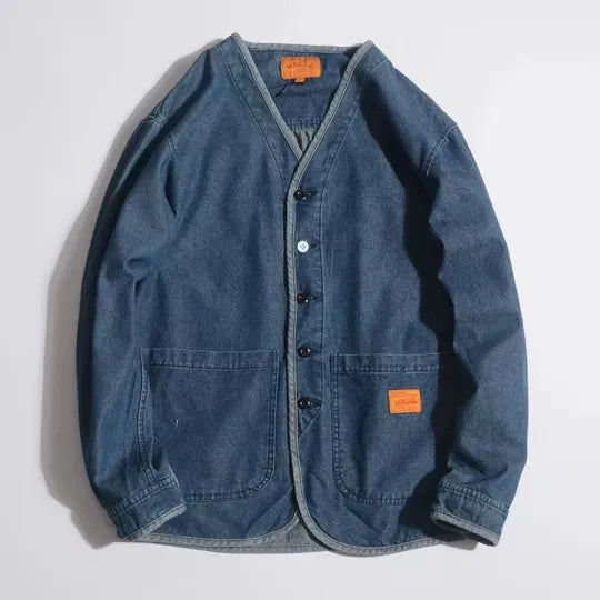 Hardfell | The classic choreo jacket in indigo denim