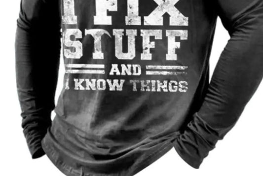 Hardfell | Diniz - sweatshirt with graphic text for men