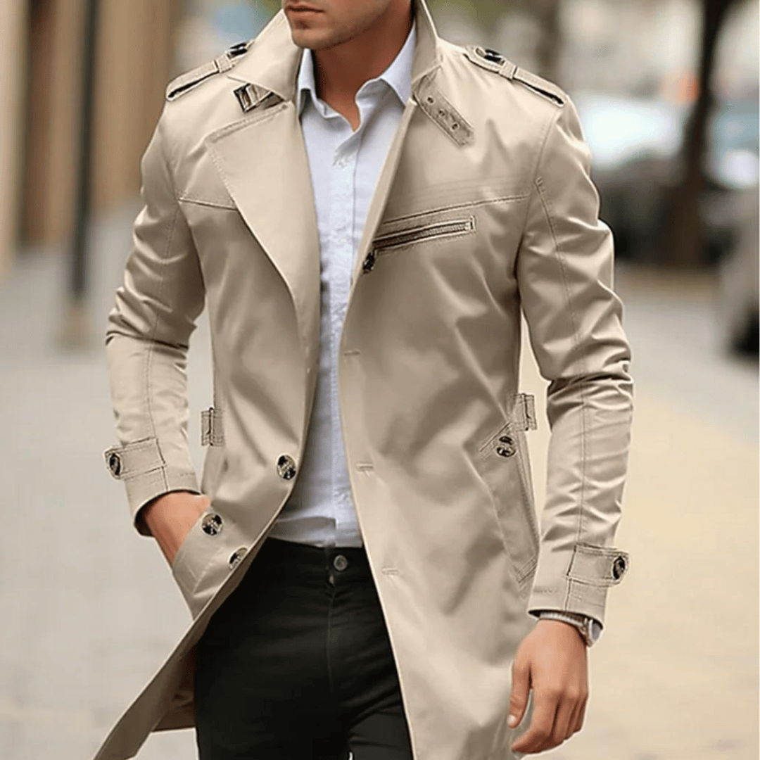 Hardfell | Classic trench coat for men