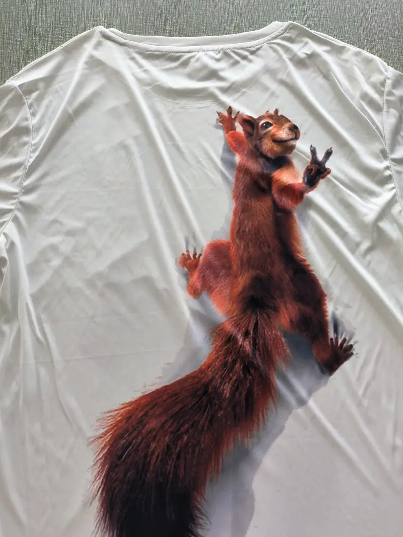 Hardfell | shirt with squirrel pattern for men