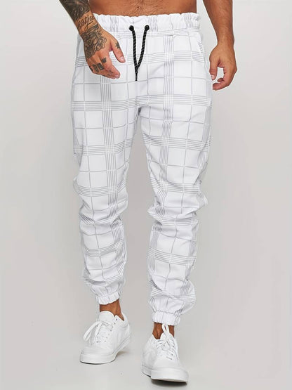 Hardfell | Alexander - casual pants with plaid print for men
