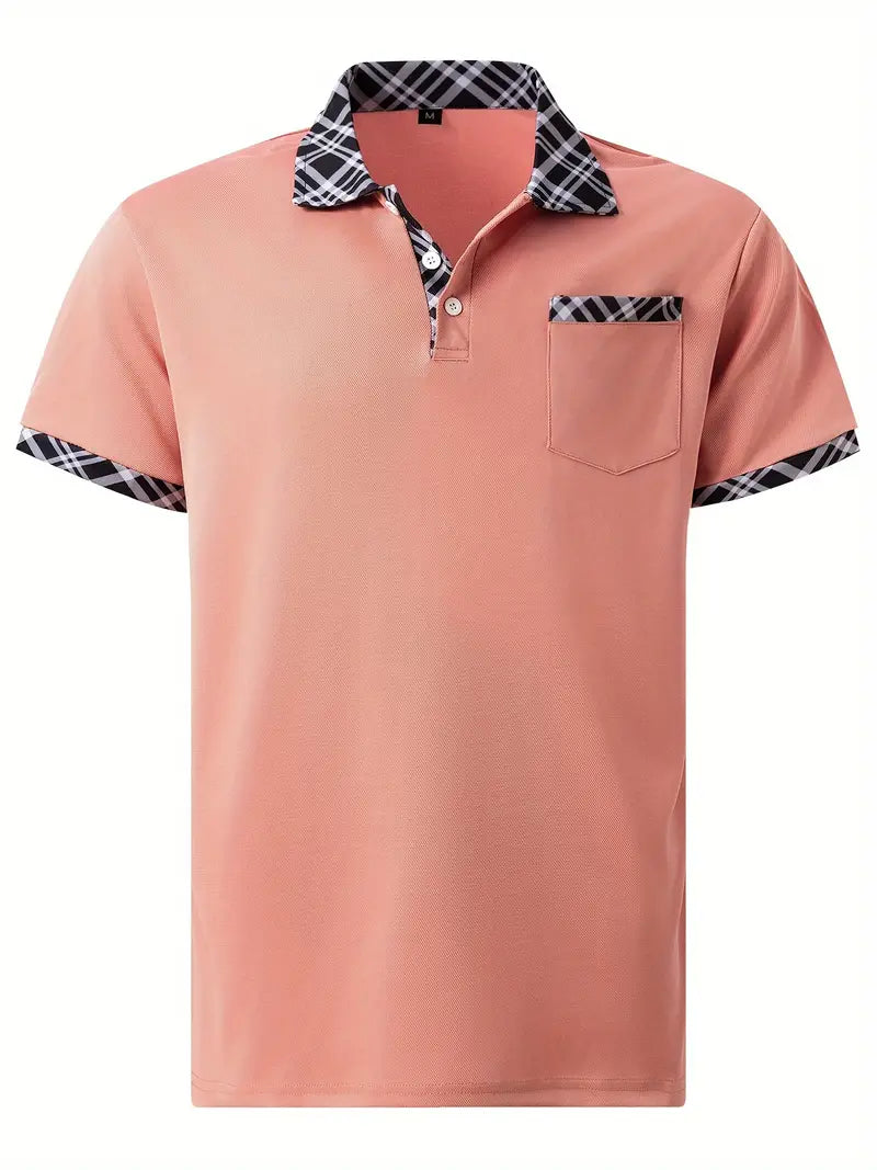 Hardfell | Lucien - regular-fit golf shirt with plaid collar