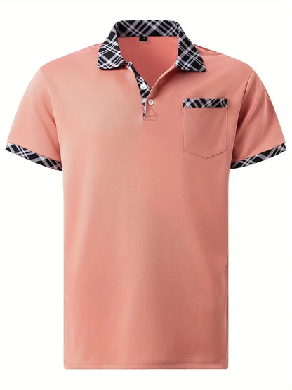 Hardfell | Lucien - regular-fit golf shirt with plaid collar