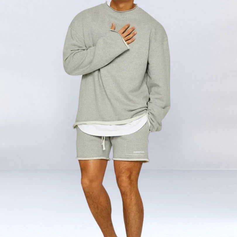 Hardfell | Men's set of comfortable sweatshirt and shorts