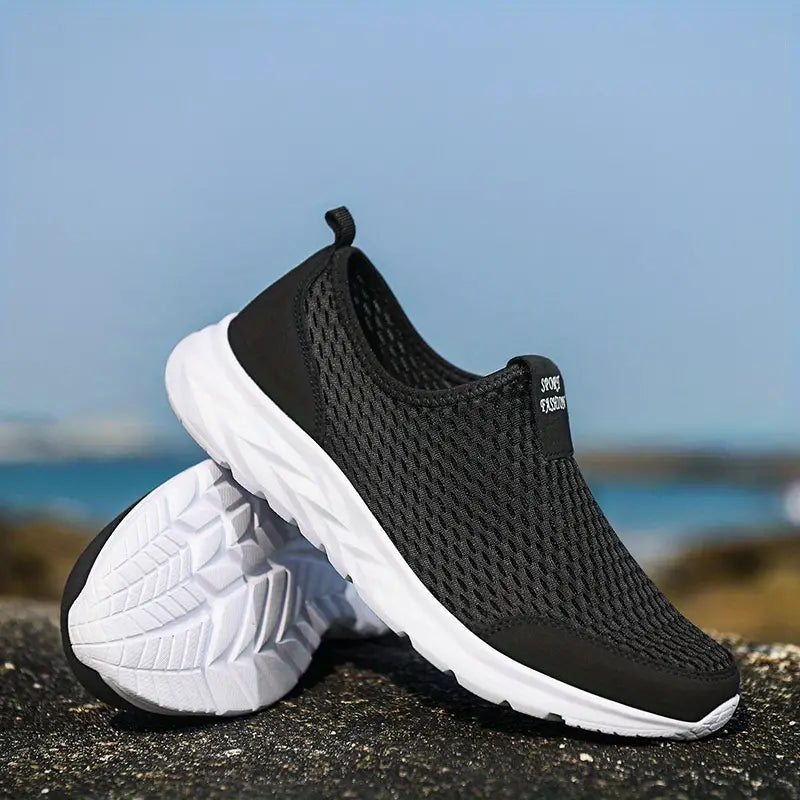 Hardfell | Breathe Easy Casual Lightweight Mesh Slip-On Walking Shoes