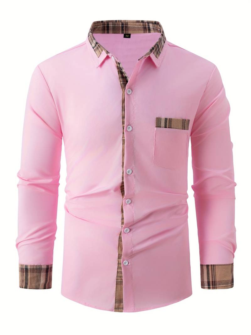 Hardfell | Liam - classic long sleeve shirt in check design