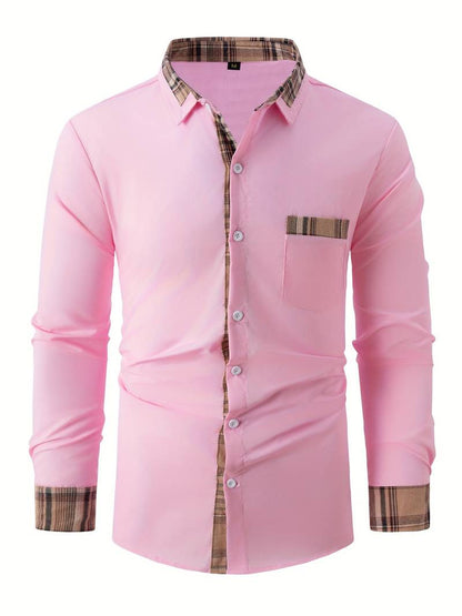 Hardfell | Liam - classic long sleeve shirt in check design