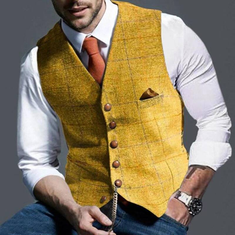 Hardfell | Alexander - elegant plaid vest