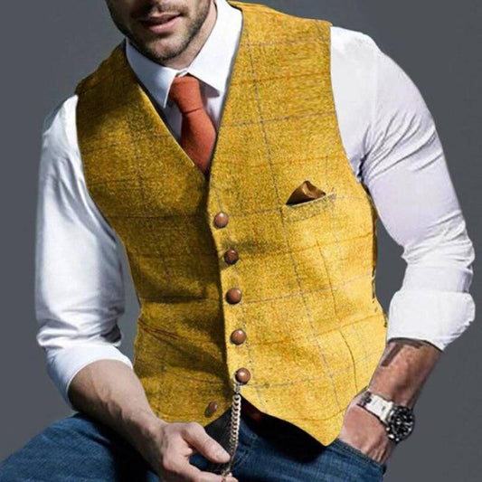 Hardfell | Alexander - elegant plaid vest