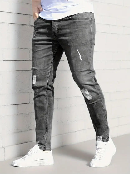 Hardfell | Ethan - skinny jeans with rips for spring