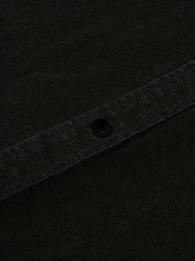 Hardfell | Alexander - jeans long sleeve shirt for men