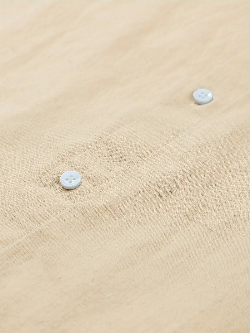 Hardfell | Ethan - casual long sleeve shirt with button placket