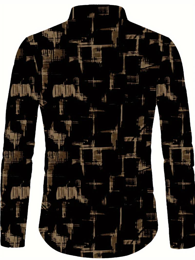 Hardfell | William - long-sleeved shirt in retro style for spring