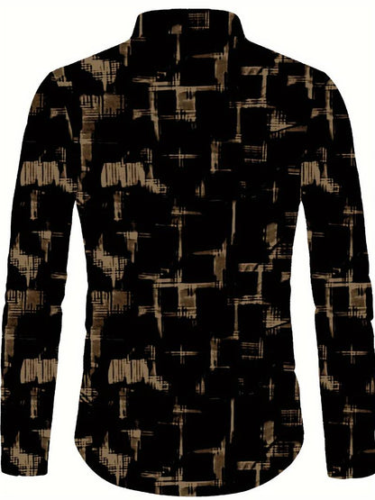 Hardfell | William - long-sleeved shirt in retro style for spring