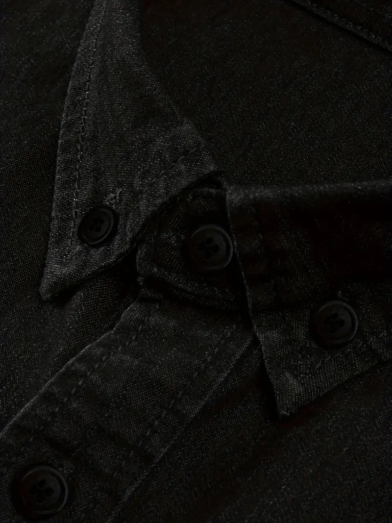 Hardfell | Alexander - jeans long sleeve shirt for men