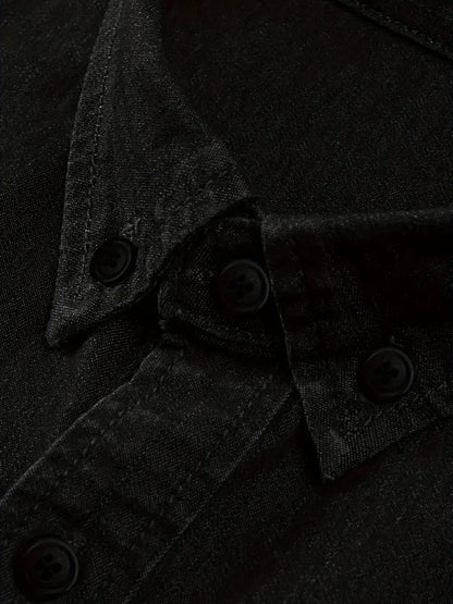 Hardfell | Alexander - jeans long sleeve shirt for men