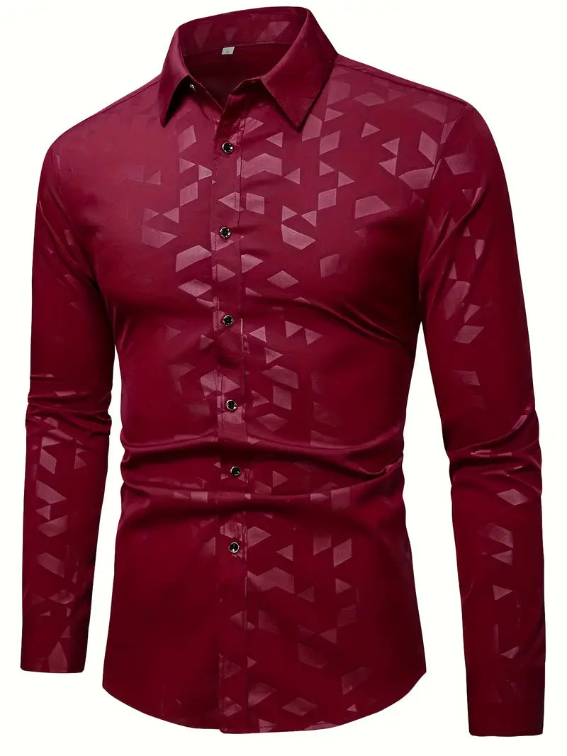 Hardfell | Matthew - long sleeve shirt with buttons for men