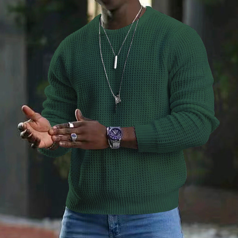 Hardfell | men's long sleeve sweater with round neck