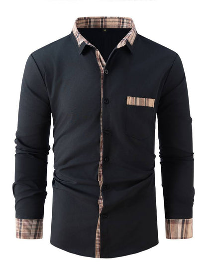 Hardfell | Liam - classic long sleeve shirt in check design