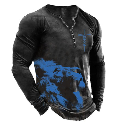 Hardfell | Feris - graphic lion sweatshirt for men