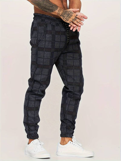 Hardfell | Alexander - casual pants with plaid print for men