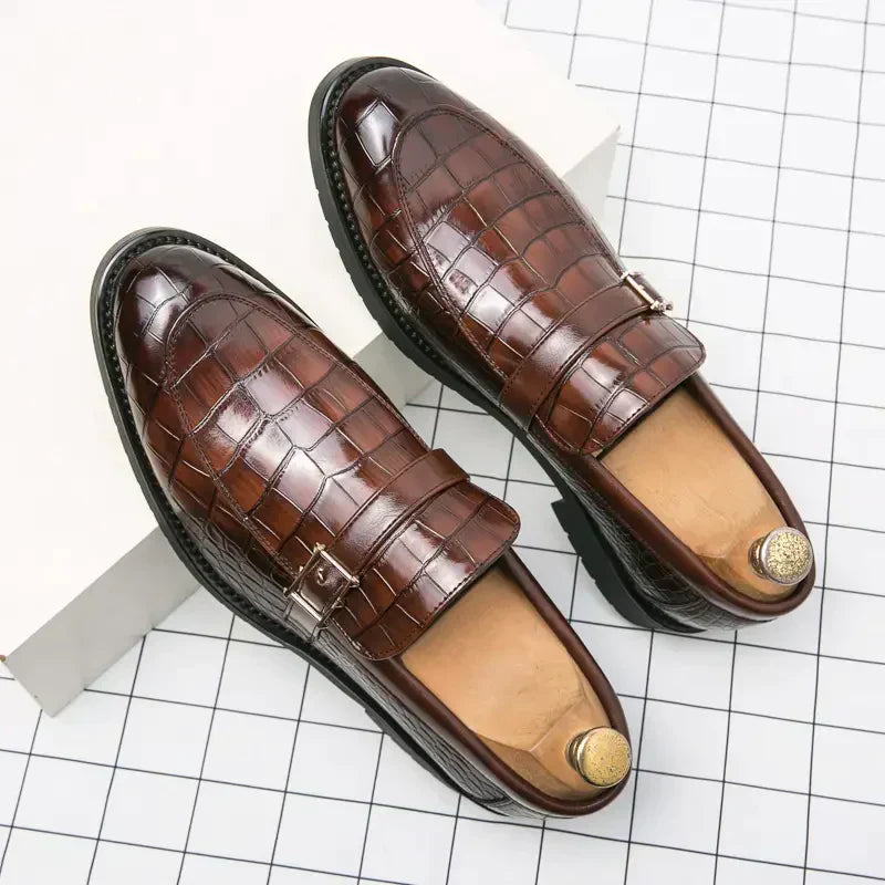 Hardfell | Edward - crocodile design shoes for men