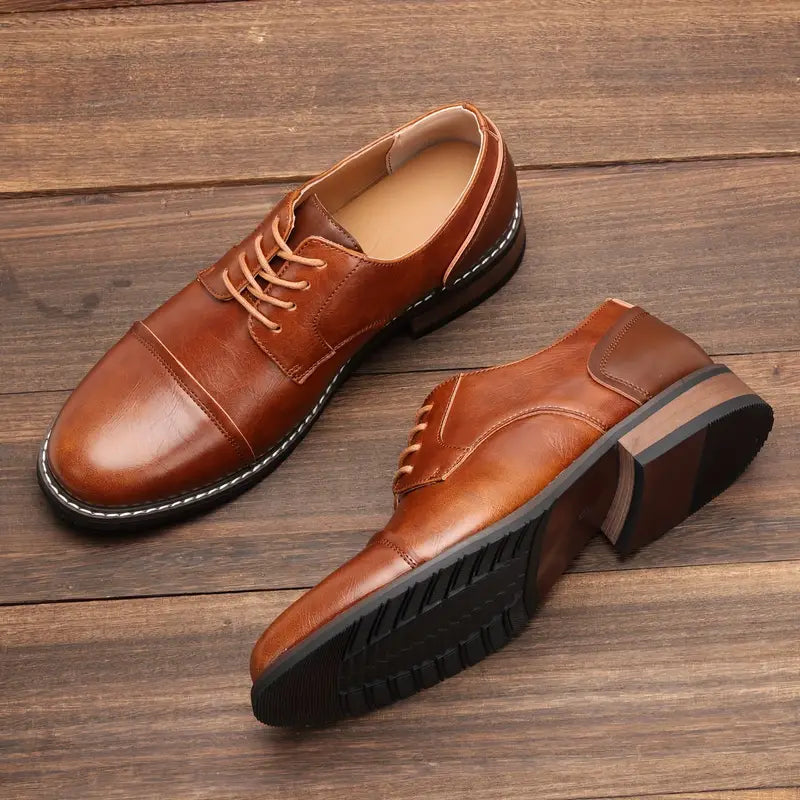 Hardfell | Harrison - solid vintage derby shoes for men