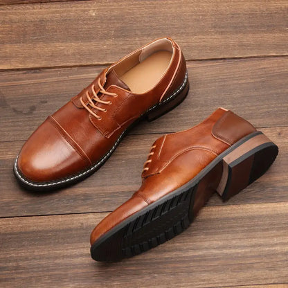 Hardfell | Harrison - solid vintage derby shoes for men